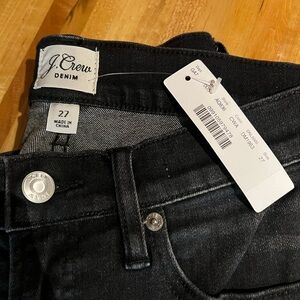 J. Crew Charcoal High Rise Toothpick Jeans